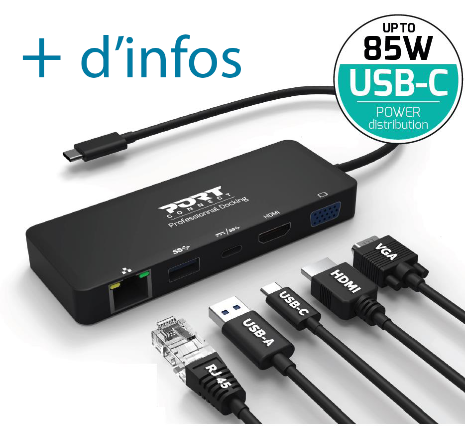 Quadria | Docking station Port Connect